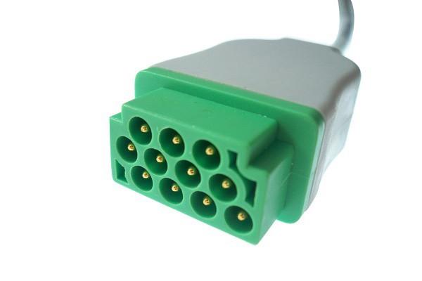 GE Marquette 3/5 lead AHA ECG trunk cable 3.6 metre