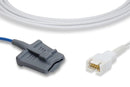 Masimo Radical/Rainbow SPO2 adult silicon soft tip sensor 3 metre, large metal 20 pin connector and contains recognition chip. Available from New Medical supplier of medical accessories delivering to Australia, New Zealand and Singapore. 