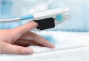 Masimo Radical/Rainbow SPO2 adult finger clip SPO2 sensor 3 metre large metal 20 pin connector and contains recognition chip. Available from New Medical supplier of medical accessories delivering to Australia, New Zealand and Singapore. 